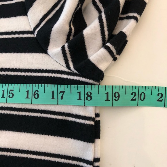 LOFT black and white boatneck dress - Picture 6 of 8